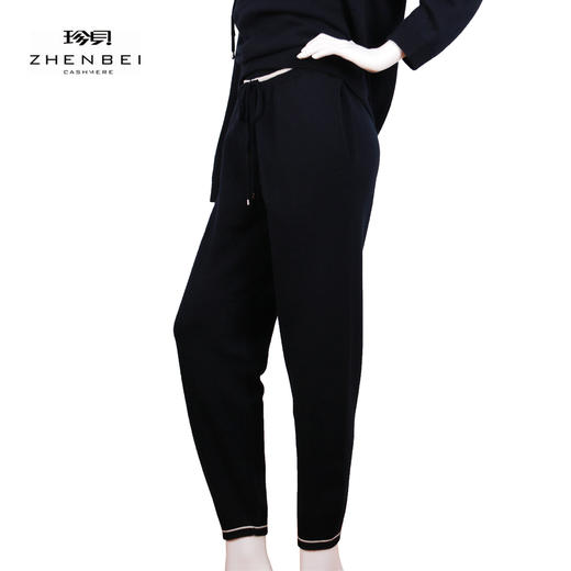 珍贝休闲羊绒女裤55330-2 商品图0