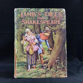 约20世纪早期 兰姆姐弟《莎士比亚故事集》选集 数十幅插图 精装16开