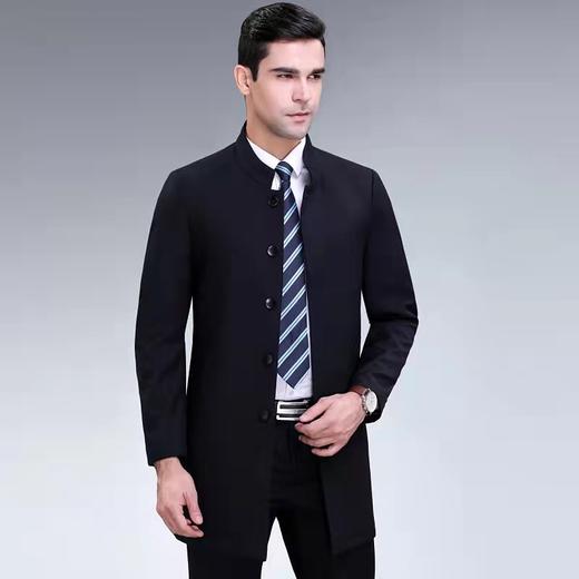 【新款DXS】大依优型大码男装中长款男士风衣加肥加大码修身外套商务休闲上衣胖子 商品图7