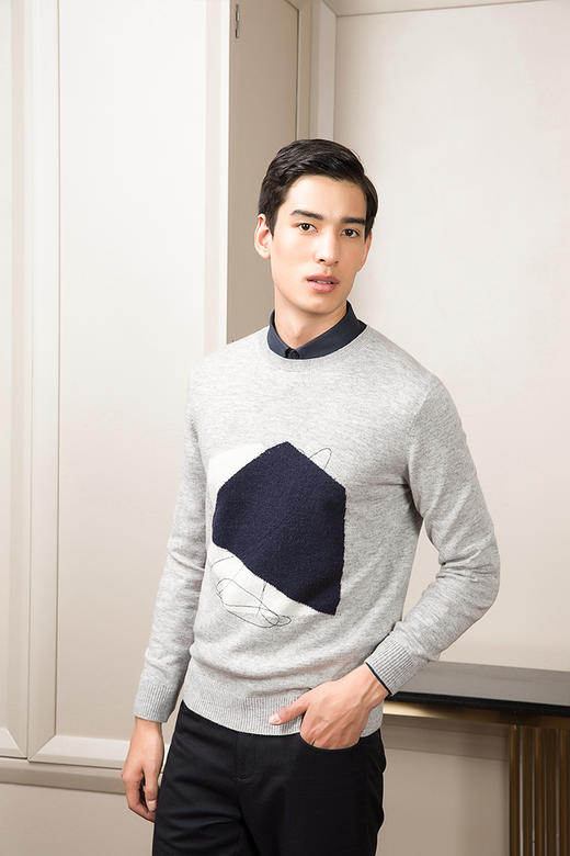 callisto绵羊毛毛衣  FNKNW063LG 商品图1