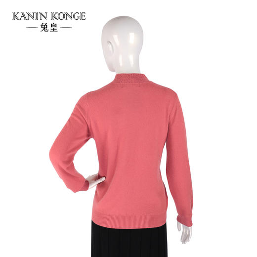 兔皇羊绒半高领女套衫TEB202774 商品图1