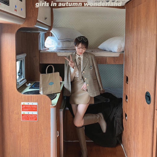 金蘑菇菇【鹿特丹小皮裙】新西兰进口绵羊皮！穿一个冬天高级感 商品图4