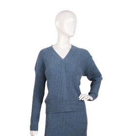 珍贝V领女衫54680
