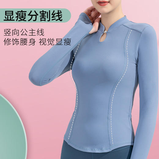 （断码清仓）FS826  梵美人 专业瑜伽长袖上衣 商品图2