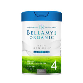 【直邮】Bellamy's 贝拉米A2有机奶粉4段（新品） 800g