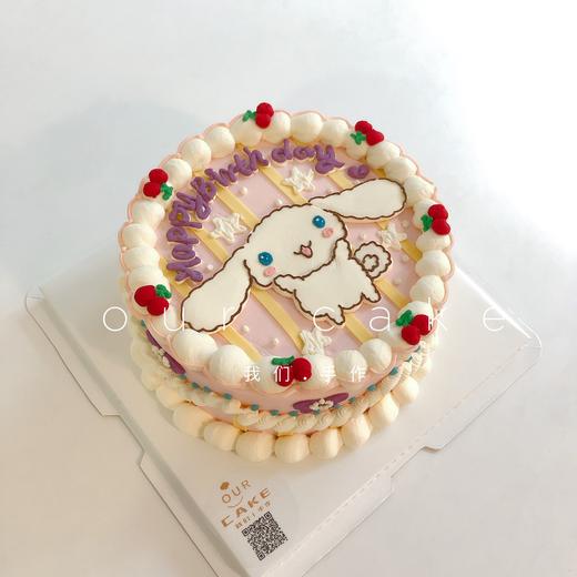 玉桂狗/大耳狗卡通复古手绘蛋糕-低糖处理无添加 商品图2