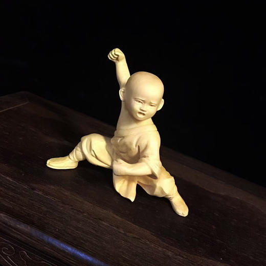 功夫小子°黄杨木摆件 商品图3