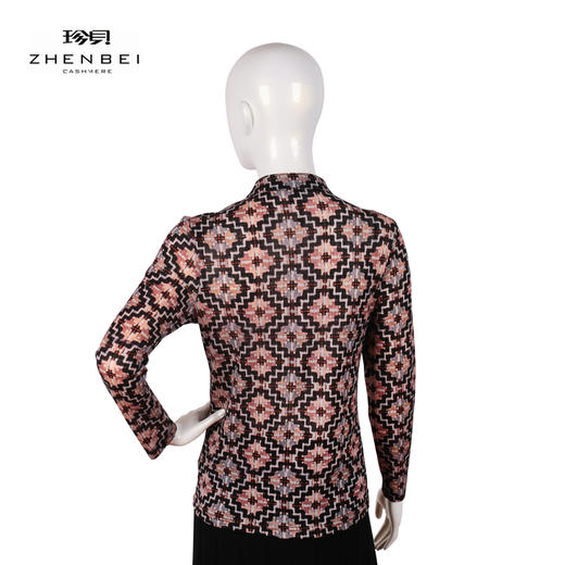 珍贝羊毛印花女衬衫H63021 商品图1