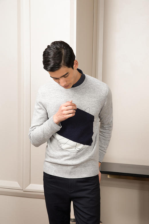 callisto绵羊毛毛衣  FNKNW063LG 商品图2