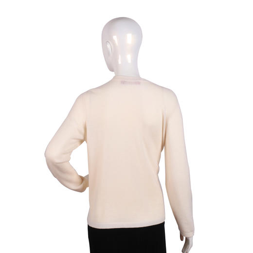 兔皇羊绒圆领组织女套衫TTA212390 商品图1