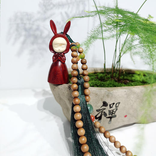 老山檀兔车挂件 商品图1