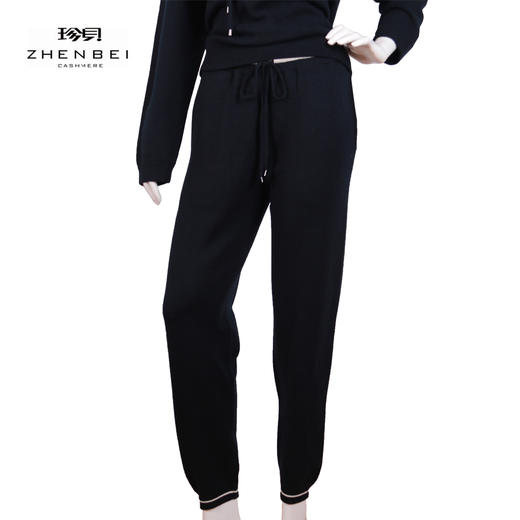 珍贝休闲羊绒女裤55330-2 商品图1