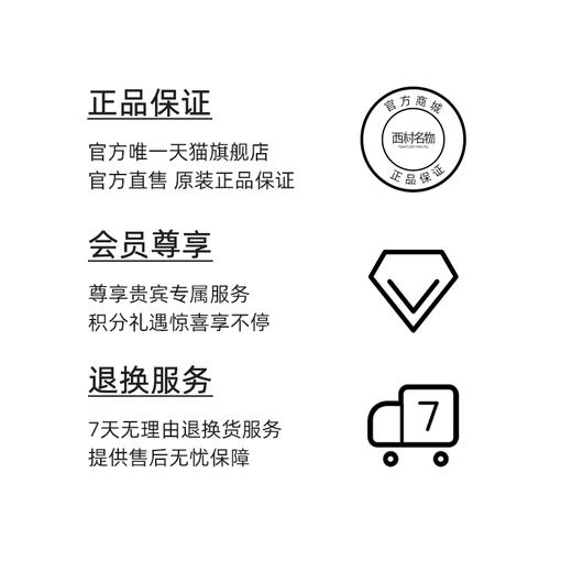 西村名物2021秋冬新款时装款真皮马丁靴女商场同款厚底女靴X21DS43801 商品图3