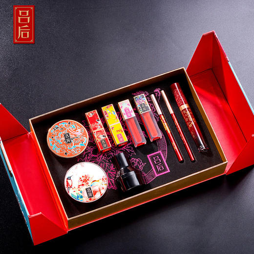 【美妆个护】吕后锦绣嫣然彩妆套盒古香十件套蘑菇头气垫bb霜遮瑕 商品图1