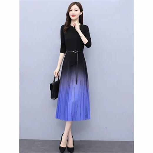 DK-新款收腰修身显瘦气质连衣裙女 商品图1