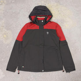 法拉利 女款拼色 连帽风衣夹克外套 瑕疵特惠 Z-7728