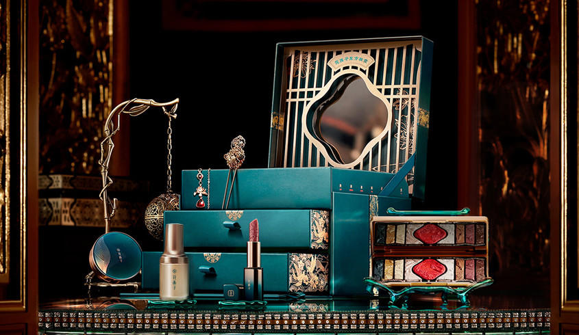 花西子 【七夕礼盒】花西子东方佳人妆奁彩妆套装/化妆品全套组合礼盒