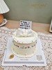 1027CAKE | 翻糖 蝴蝶结 白色系 刺绣款 商品缩略图1