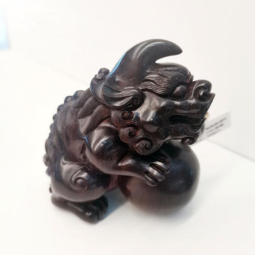 紫檀独角兽小摆件 商品图0