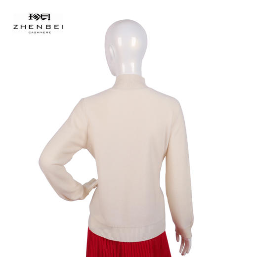 珍贝半高领烫饰女衫55353 商品图1