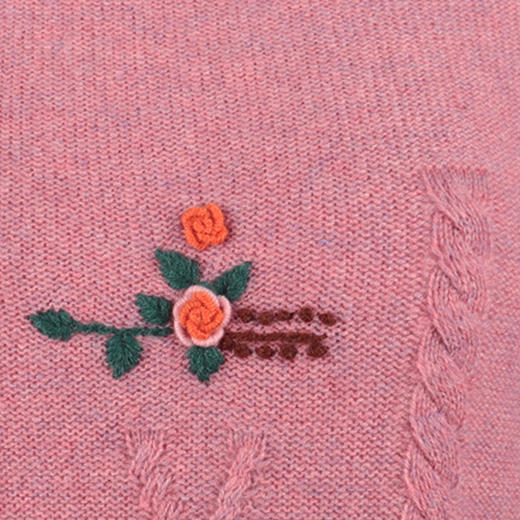 兔皇羊绒圆领女套衫TEB207798 商品图2