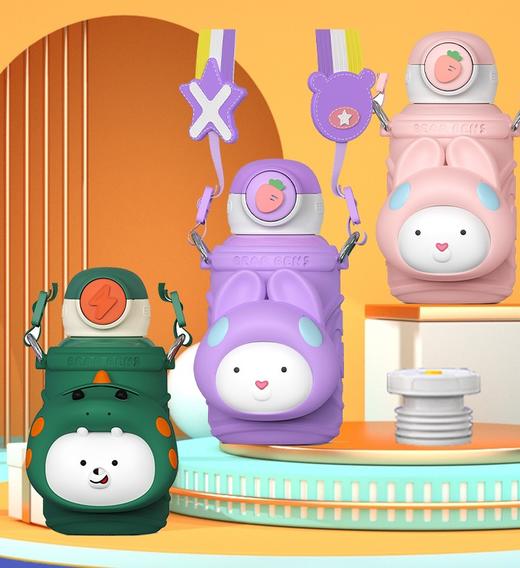 熊本士儿童保温杯316不锈钢心动系列保温杯  XBS 商品图0