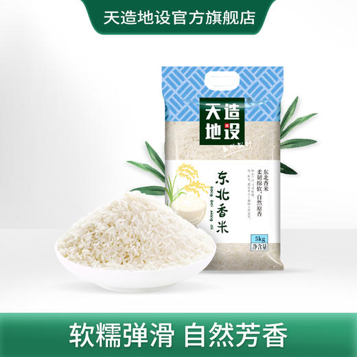 天造地设2021新米东北香大米5kg10斤农家香米新米粳米 商品图0