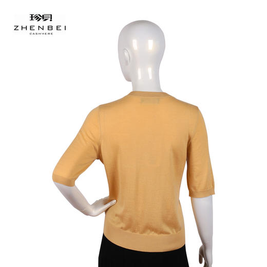 珍贝丝绒烫饰女中袖66776 商品图1