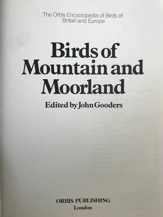 山地与沼泽鸟类图集 数百幅彩色插图 精装大16开 商品图3