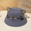 兔狲卡通趣味休闲单面平顶双耳渔夫帽 商品缩略图1