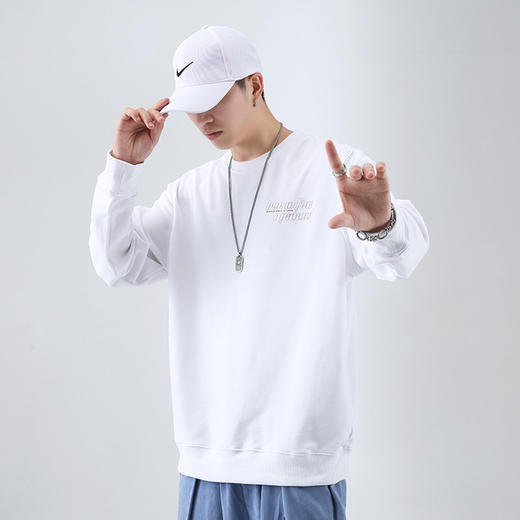 【卫衣】ins宽松秋冬新款潮牌印花情侣长袖上衣 商品图1