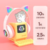 【耳机】爆款猫爪头戴式发光彩灯猫耳朵无线蓝牙耳机电脑游戏直播耳麦 商品缩略图2