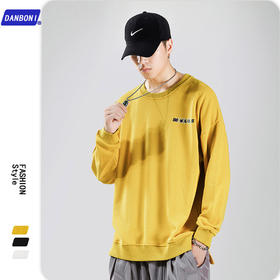 【卫衣】男春秋潮牌宽松套头卡通印花上衣潮流长袖外套男