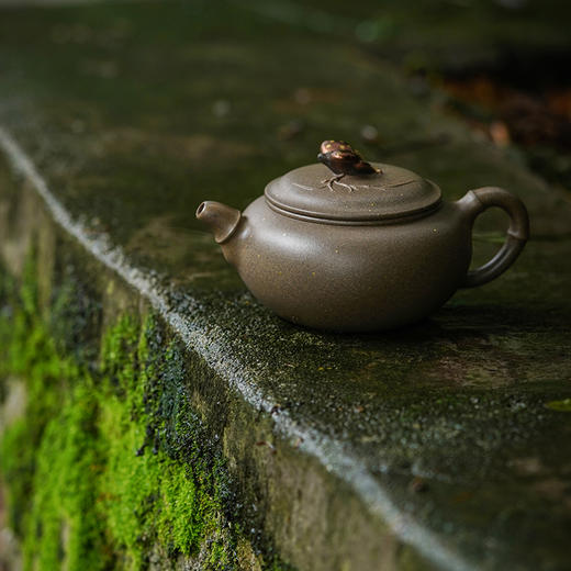 龙德堂陶艺 徐飞制 《蝶舞》原矿本山青段 260cc 库存请咨询客服 商品图0