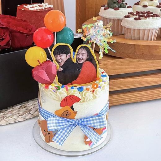 照片打印蛋糕/单人/情侣/一家人打印-低糖处理无添加 商品图1