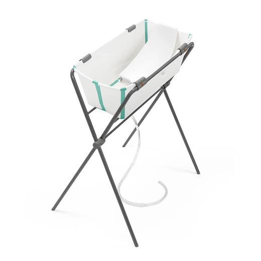 挪威Stokke Flexi Bath 折叠式浴盆 + 初生婴儿浴架+浴盆立架 商品图5