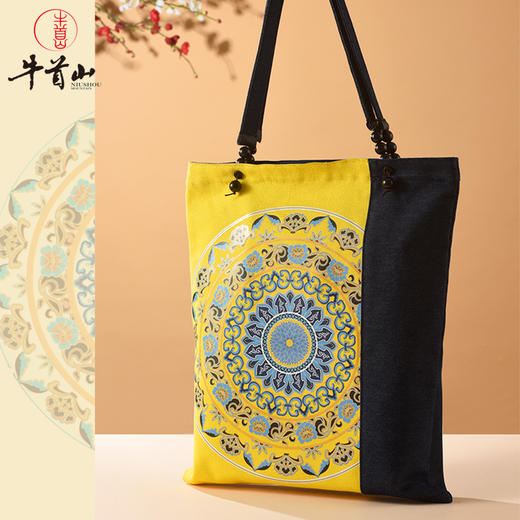 牛首山文创福藻到福运帆布包南京文化旅游纪念品生日礼物品国潮包 商品图1