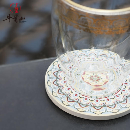 牛首山文创福藻到福运杯垫茶道隔热垫南京纪念品复古耐用定制家用 商品图2