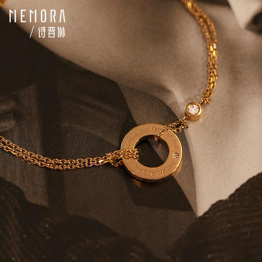 时光印记18K玫瑰金钻石手链DB116050、	DB0197 商品图4