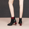 时尚撞色，粗跟短靴TFJC-W-32 商品缩略图5