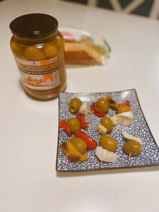 【西班牙橄榄】ESCAMILLA贝蒂亚带核橄榄/戈达去核橄榄/橄榄辣椒黄瓜混合串串 西班牙原装进口 经典西餐配菜 商品图8