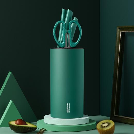 炊大皇刀具套装套刀菜刀套装菜刀水果刀斩骨刀剪刀轻锋五件套 QF31WU 商品图1