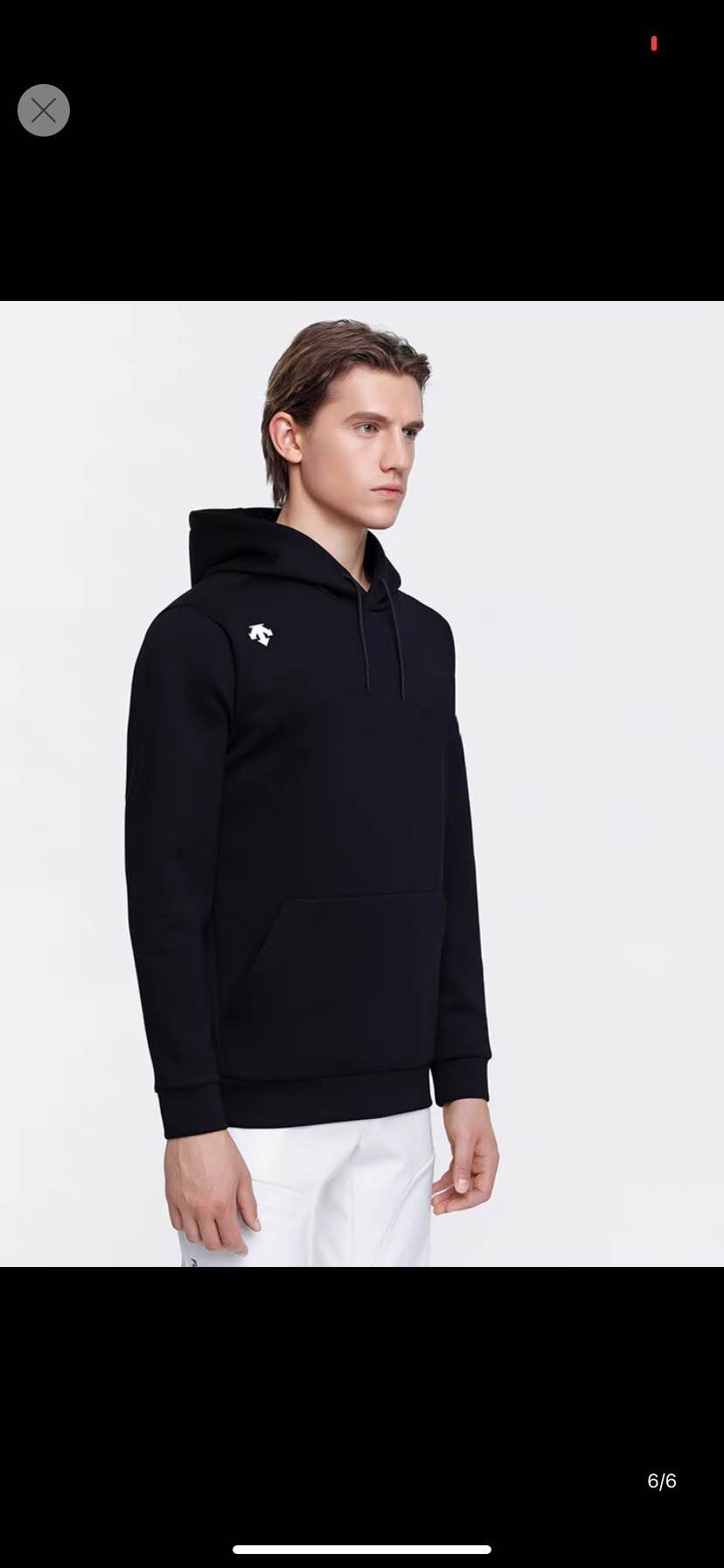 点此购买 迪桑特男女款运动连帽套头卫衣 zy195329