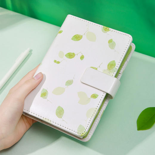 卡杰A6花间集活页本CA6H3246可爱手帐本搭扣计划本小清新手账学生日记本随身记事本 商品图5