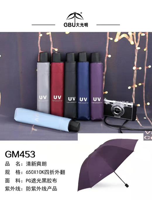大光明清新爽朗伞GM453 商品图0