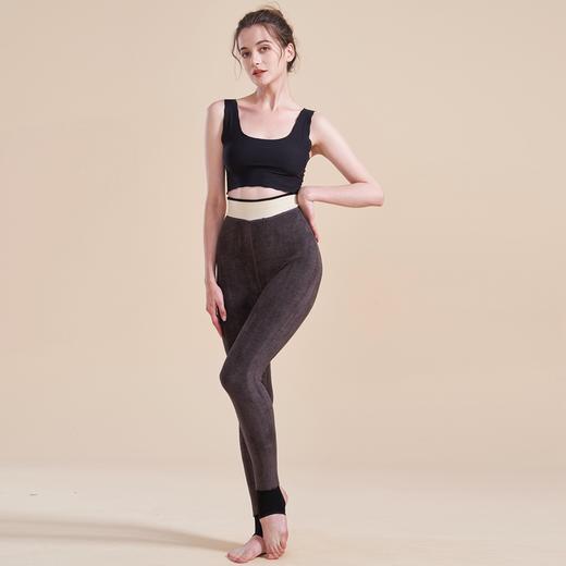 420g女士大版加绒加厚磨毛大弹力保暖小黑裤5184/5183 商品图6