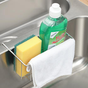 炊大皇 不锈钢水槽沥水架 收纳挂篮隔水篮厨房收纳架挂架