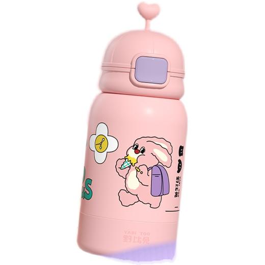 小掌萌野比兔儿童毛绒保温杯470ml  XHR 商品图2