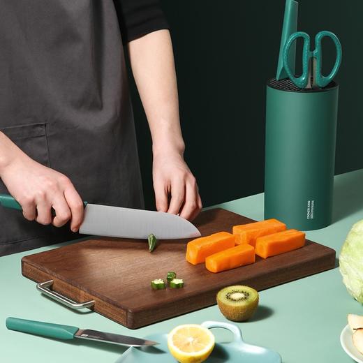 炊大皇刀具套装套刀菜刀套装菜刀水果刀斩骨刀剪刀轻锋五件套 QF31WU 商品图4