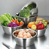  炊大皇 304不锈钢盆筛五件套 加大加厚 洗菜盆 沥水盆和面盆调料盆 304不锈钢盆筛五件套（小号） 商品缩略图2